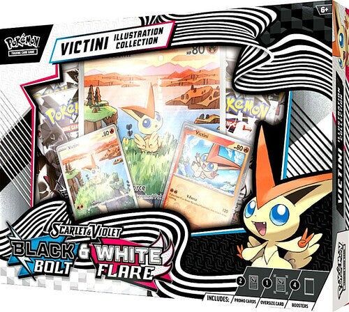 Pokémon Scarlet & Violet: Black Bolt & White Flare - Unima Victini Illustration Collection Box (ENG)