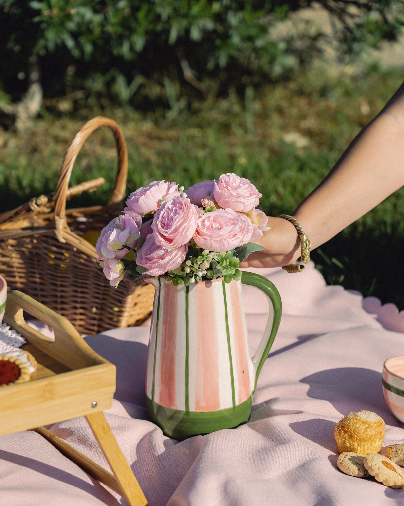 Brocca in ceramica - Dipinta a mano in Spagna - Elizabeth