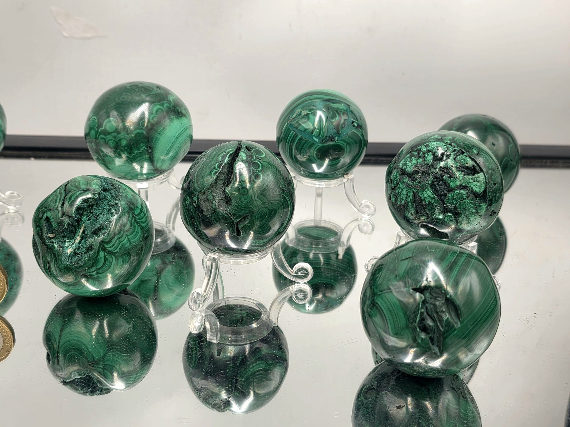 Malachite Crystal Sphere 180- 230g