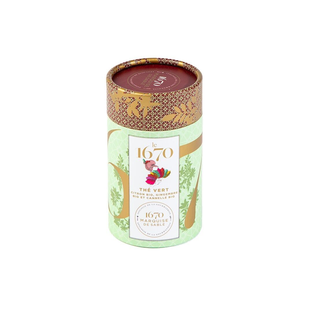 Organic green tea with lemon, organic ginger and organic cinnamon 50g