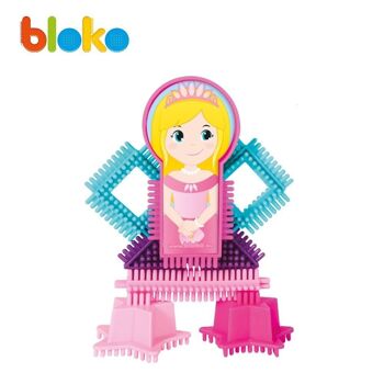 Coffret 50 Bloko + 2 Figurines Pods Prince et Princesse - Dès 12 mois - 503538 3