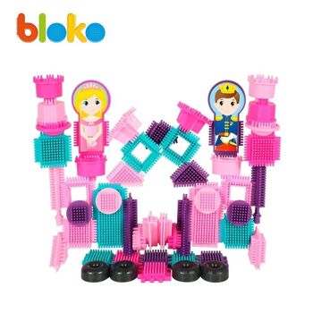 Coffret 50 Bloko + 2 Figurines Pods Prince et Princesse - Dès 12 mois - 503538 6