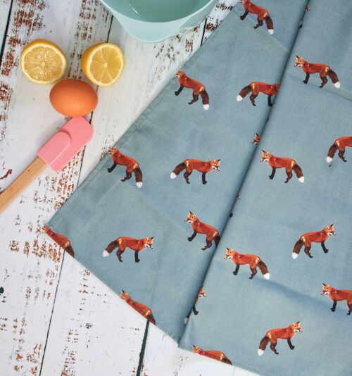 Fox Tea Towel