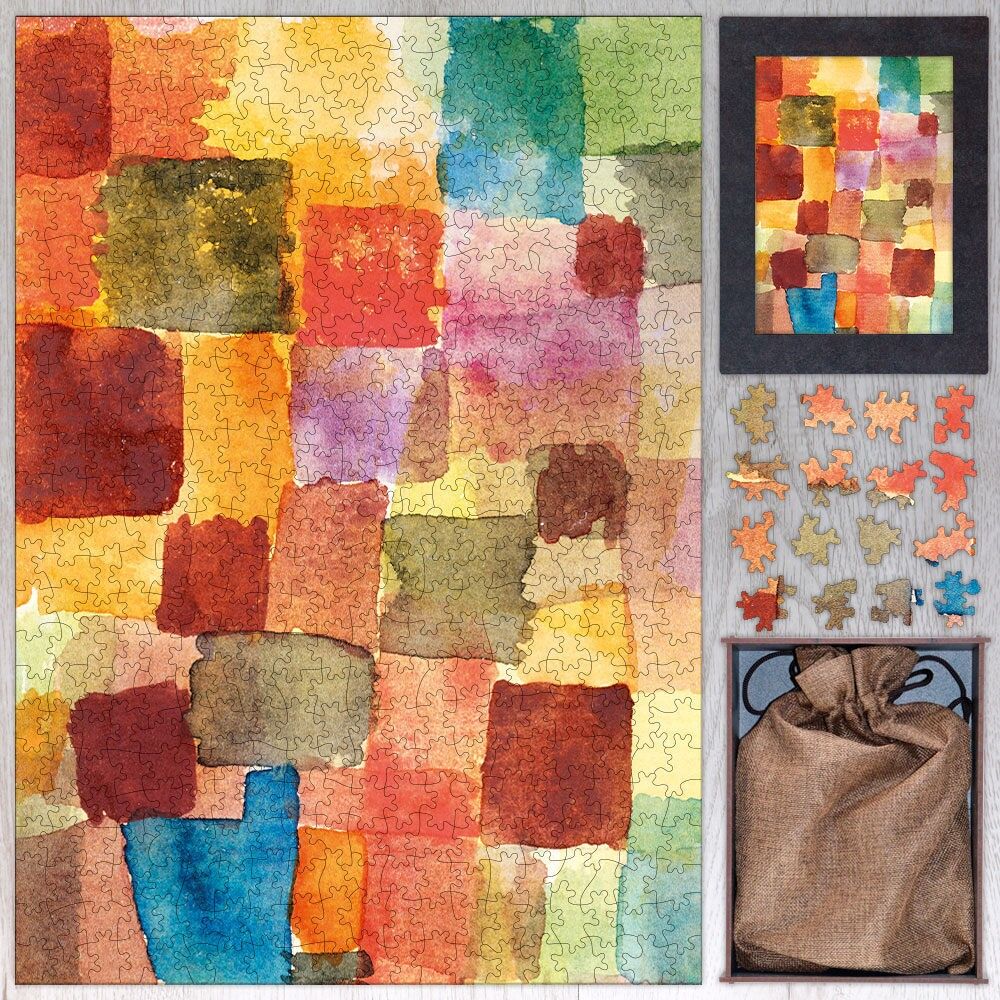 Wooden puzzle for adults - Paul Klee's Untitled