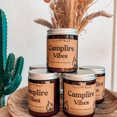 Campfire vibes candle - toasted marshmallow