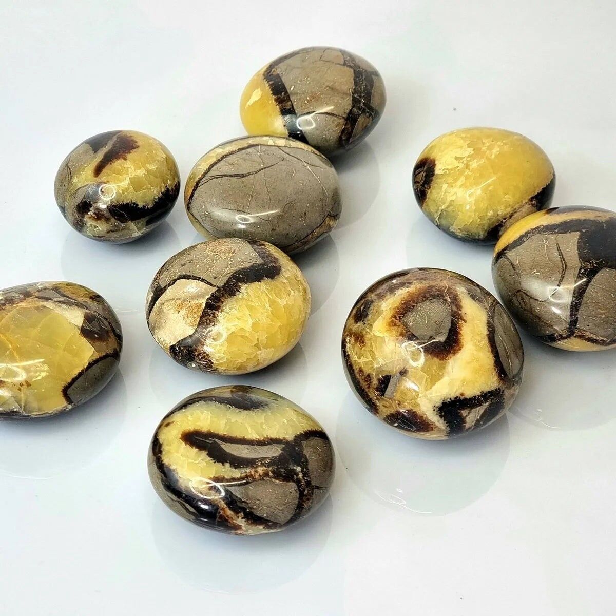 Kristall-Handschmeichler Septariencalcit 1kg