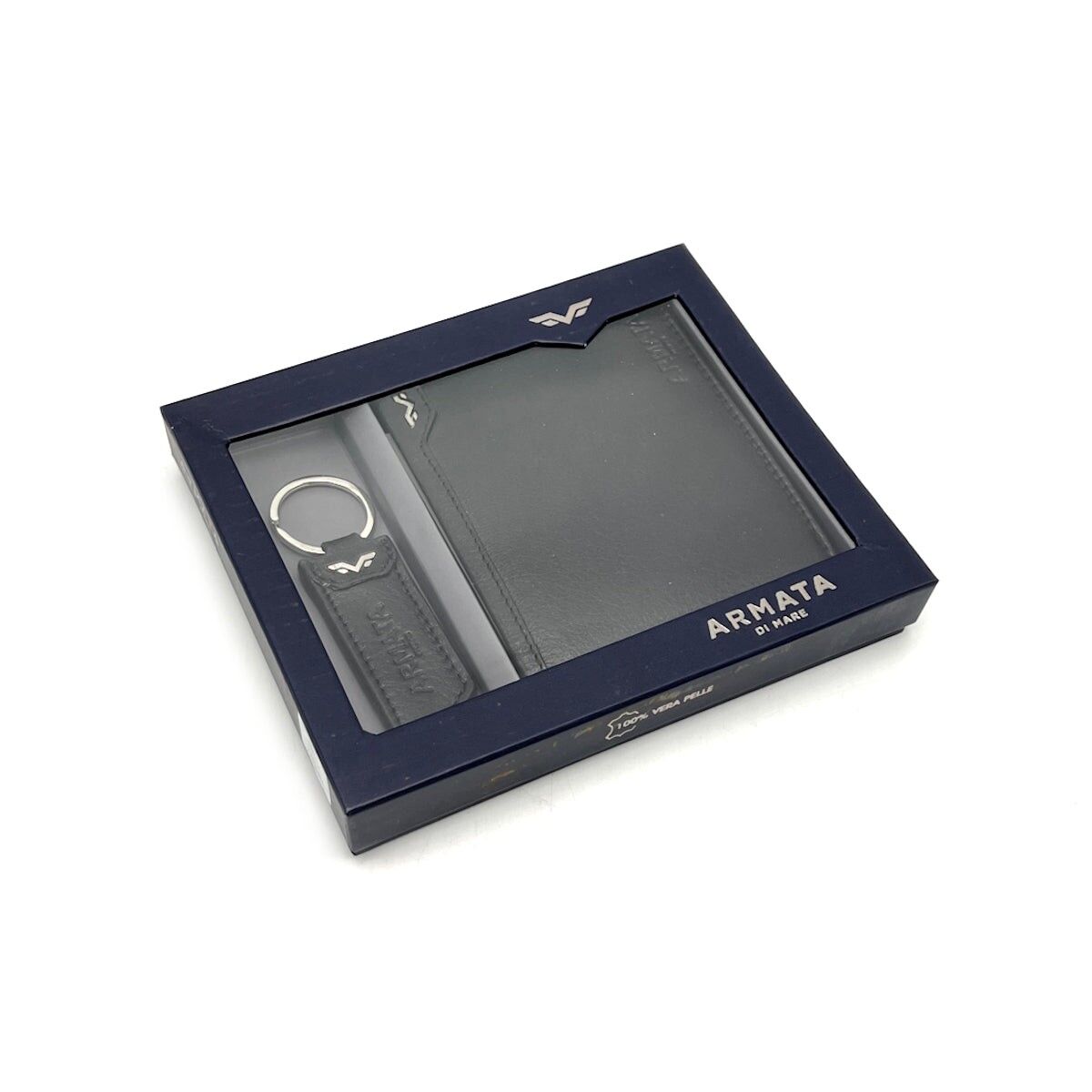 Weihnachtsgeschenkideen, Set aus Kartenhalter und Schlüsselanhänger, Armata di mare, Art.PDK523-PAR