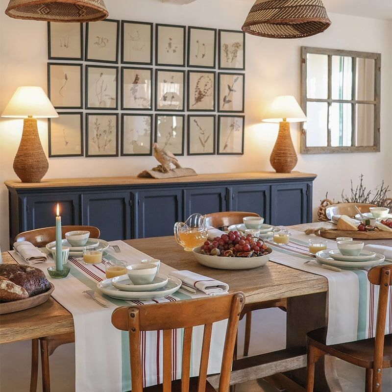 Chemin de table Donibane Eucalyptus