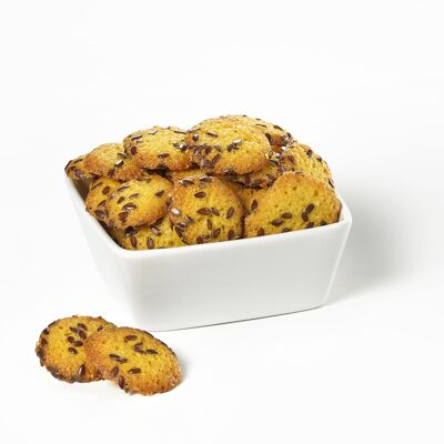 Le Petit Biscuits Curry und Leinsamen