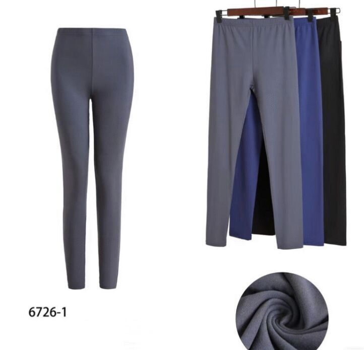 Damen Basic Plüsch Leggings
