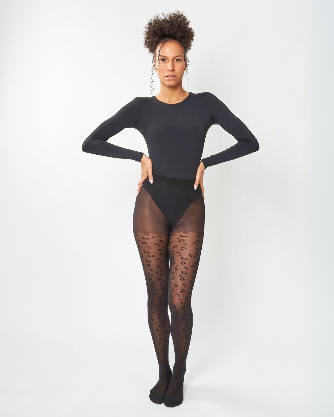 Medias Revolution Leopard de 30 deniers