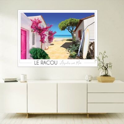 Affiche Le Racou 30x42 cm • Travel Poster