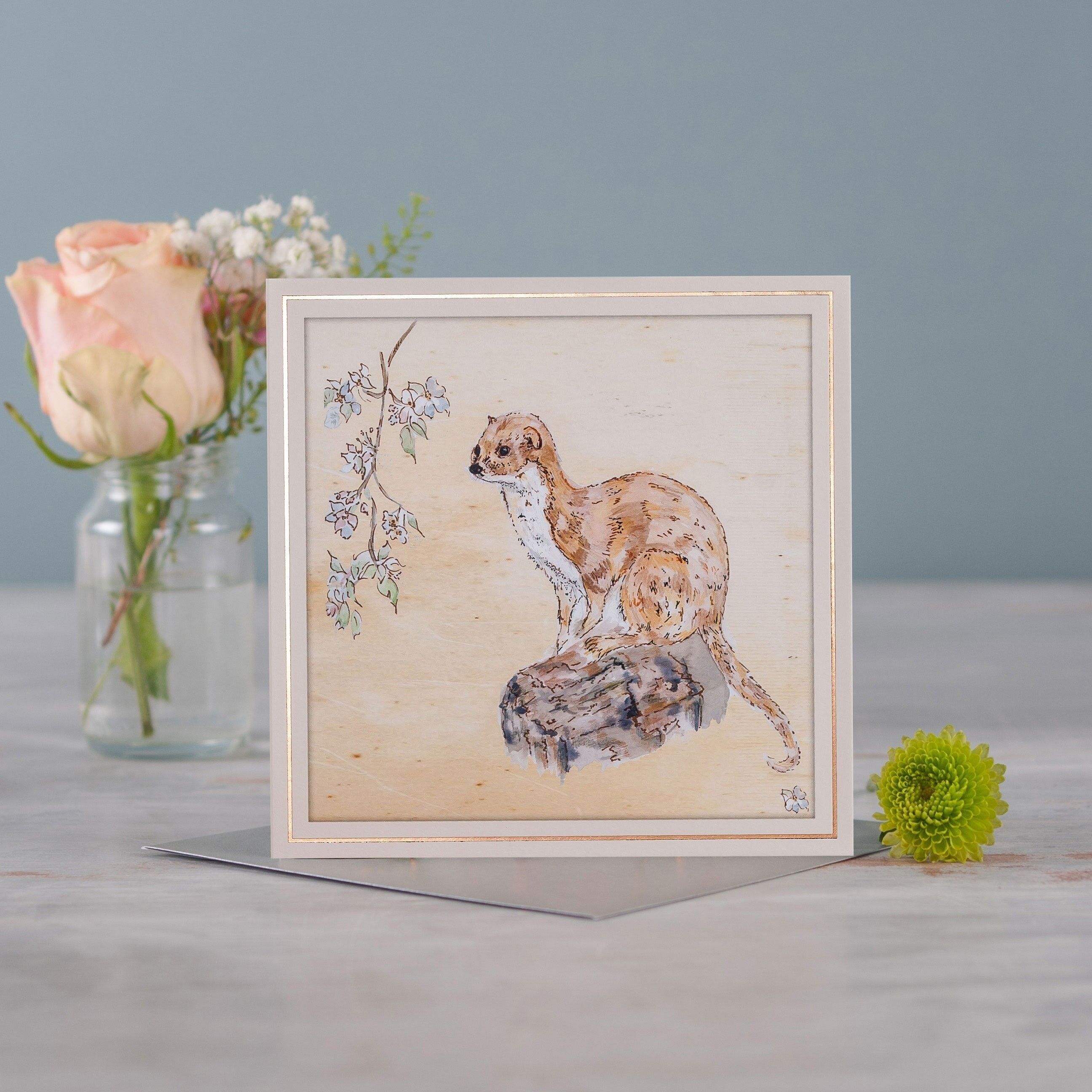 Tarjeta de saludos de Armiño