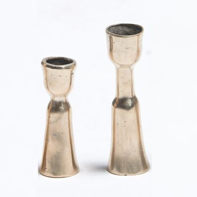Ermis Brass Candle Holders