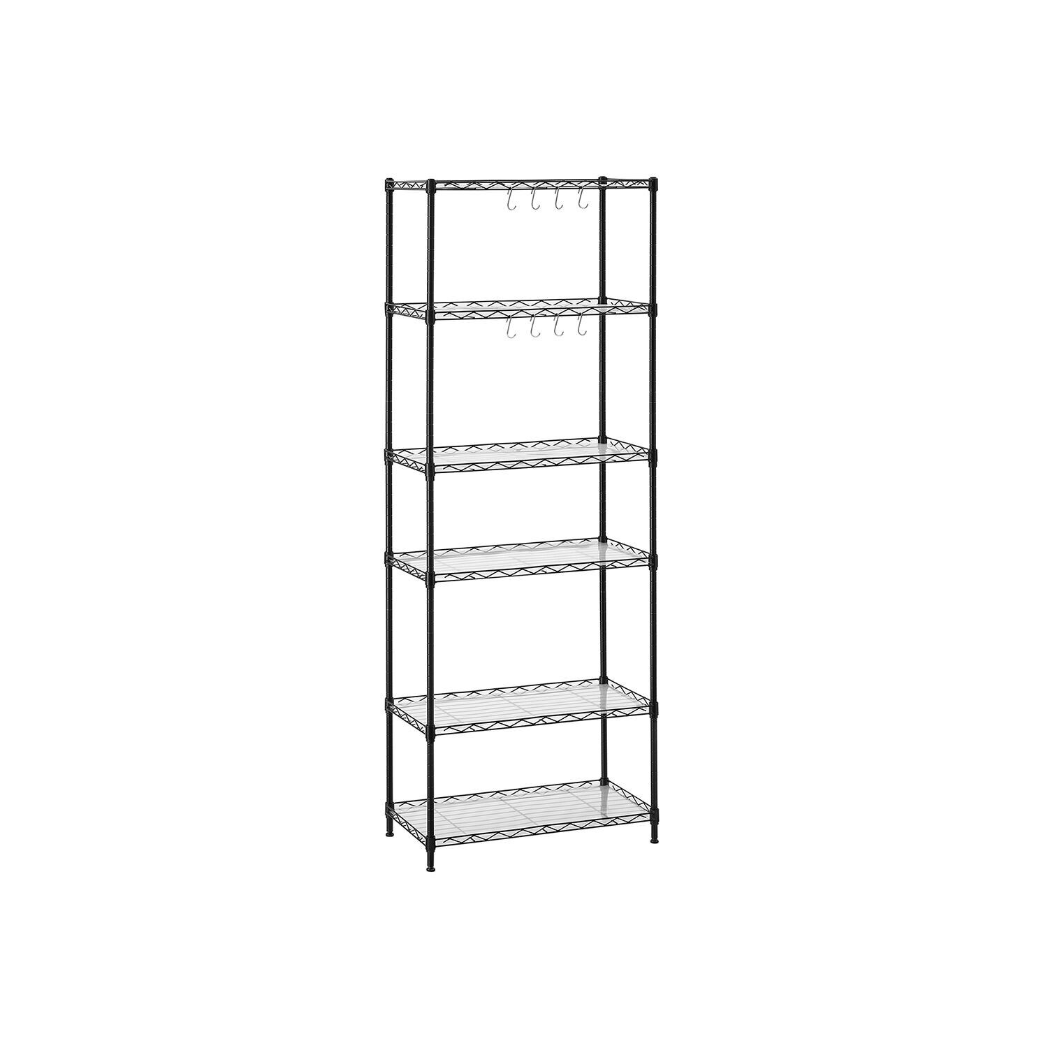 Scaffale da cucina con 6 livelli