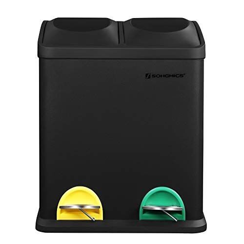 Pattumiera nera da 30 litri