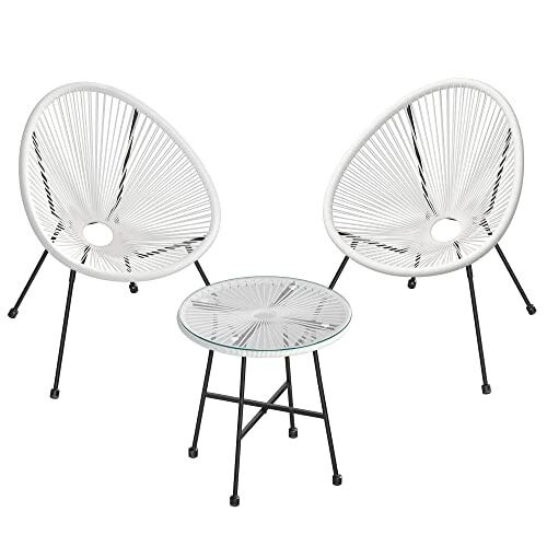 Set di 3 mobili da giardino