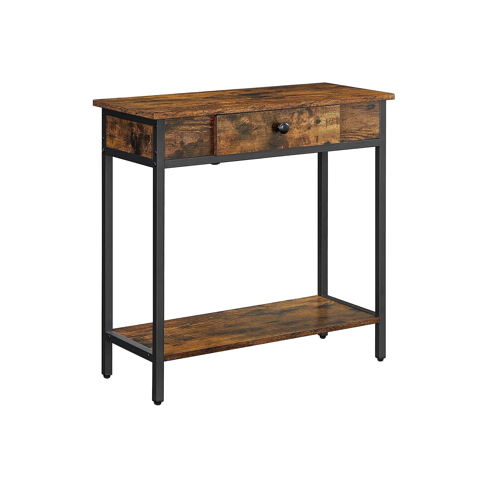 Consolle in stile industriale con cassetto