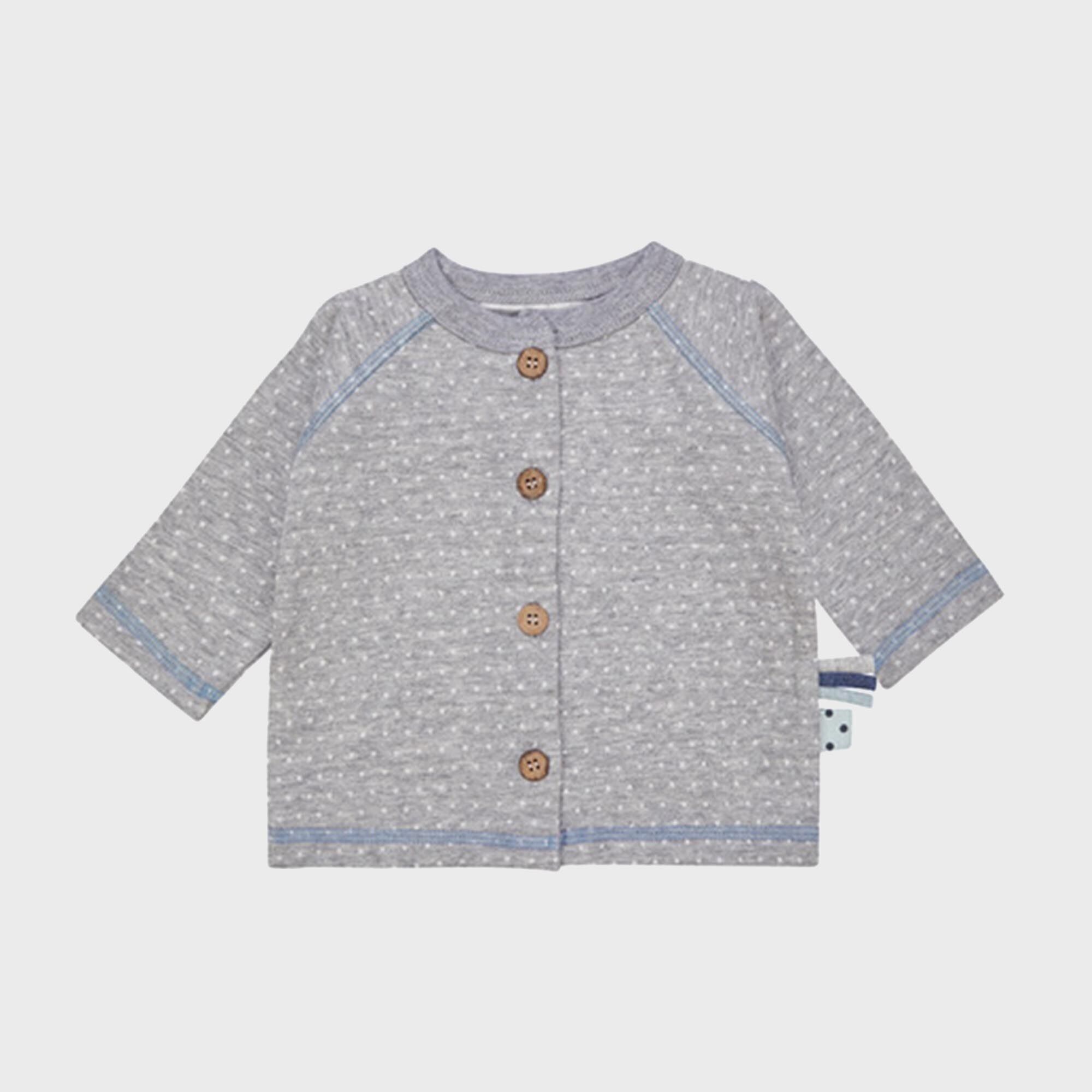 OrganicEra - Juego de lactancia orgánico para recién nacidos (4 piezas), color gris jaspeado