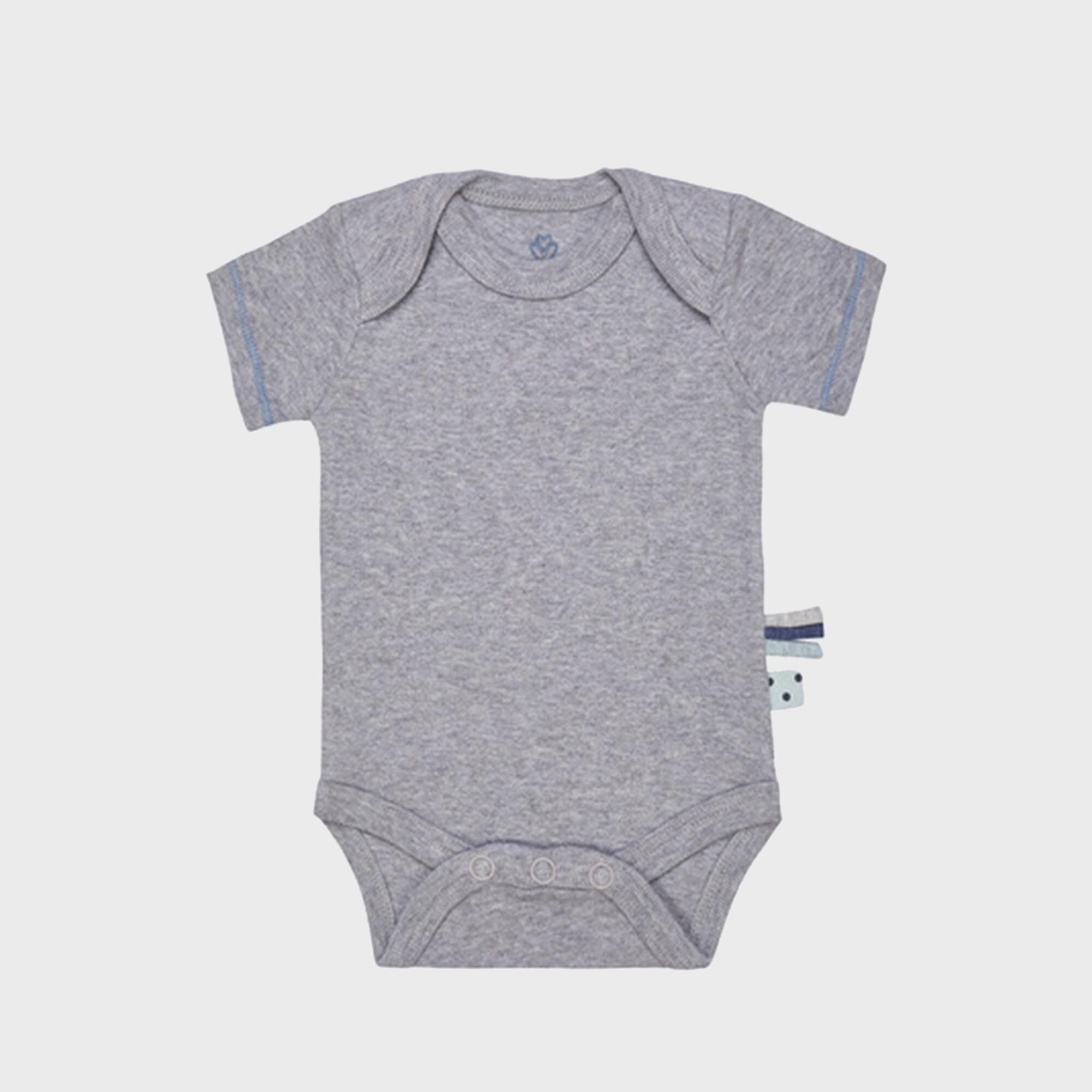 OrganicEra Organic Newborn Nursing Set, 3 pcs Set, Grey Melange