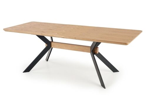 Corbie Extendable Dining Table Wood Color