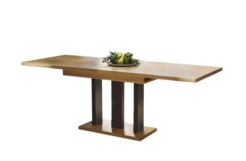 Amplier Extendable Dining Table Natural Oak with Matte Legs