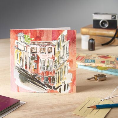 Rustic Venetia Greetings Card