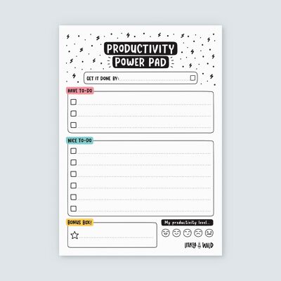 Productivity Power Pad Notepad