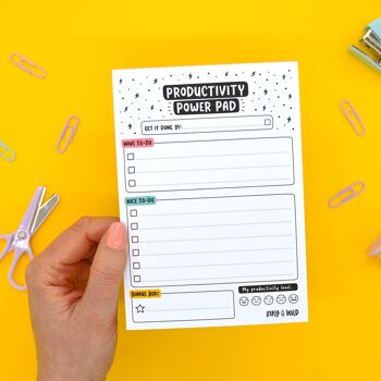 Bloc-notes de productivité Power Pad (commande en gros - 200+) 5