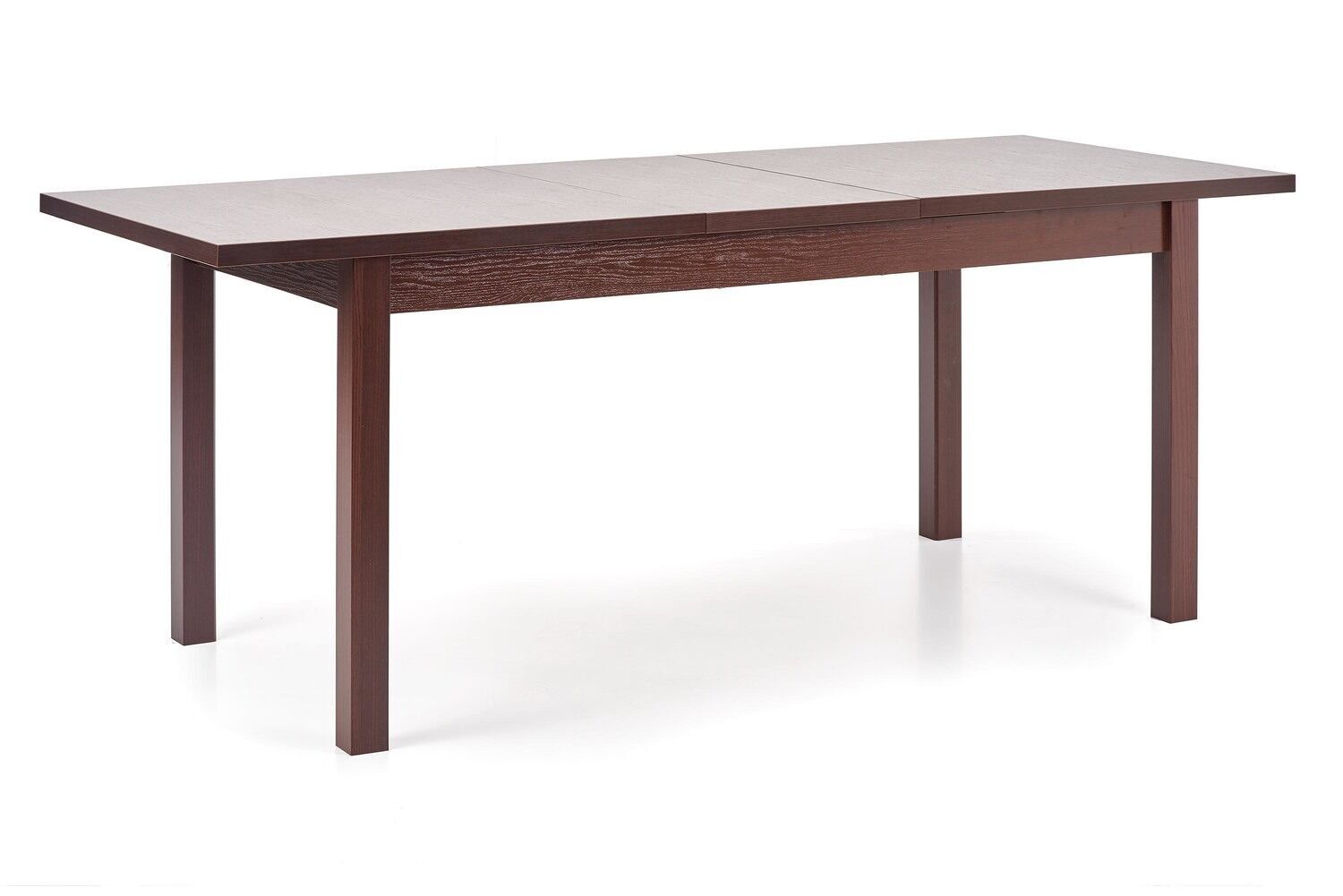 Mesa de comedor extensible Roche nogal oscuro