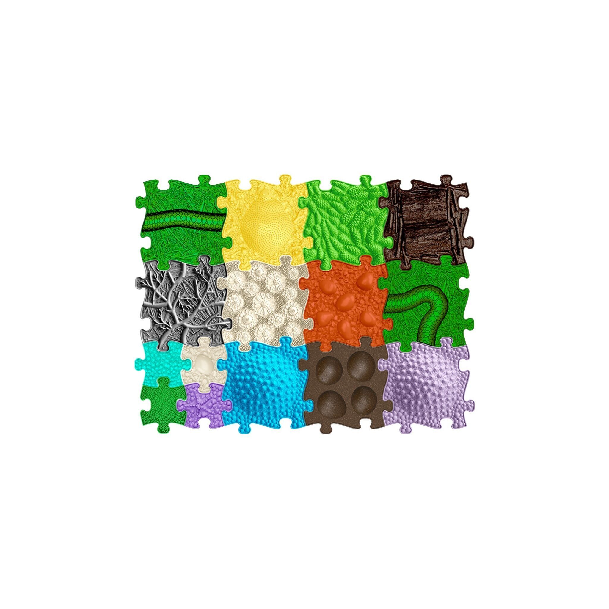 Muffik Sensory Mats for Kids and Adults - Strength & Balance Set - 15 mats