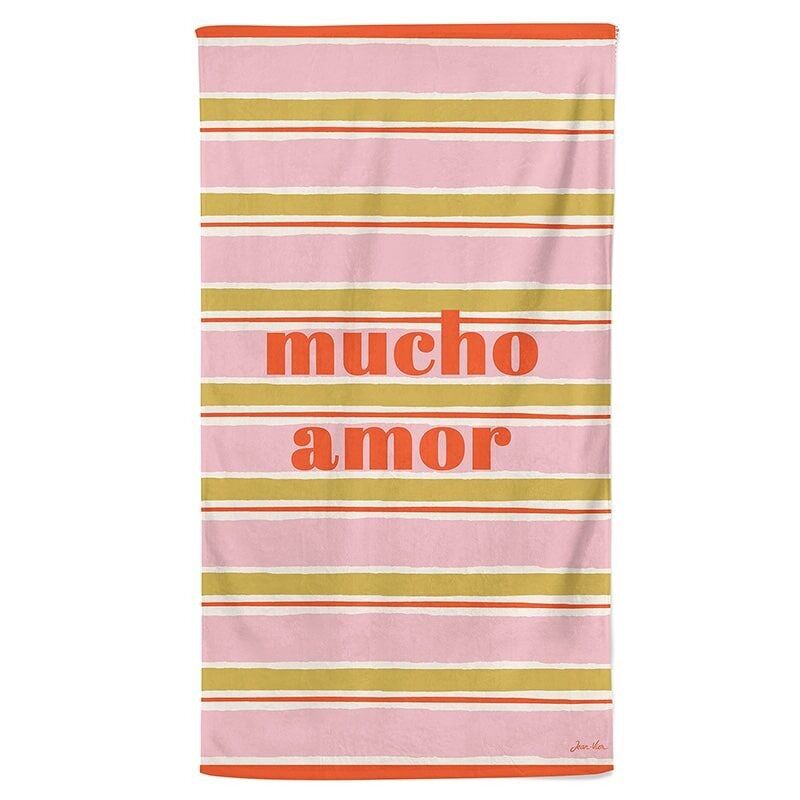 Drap de plage Mucho Amor