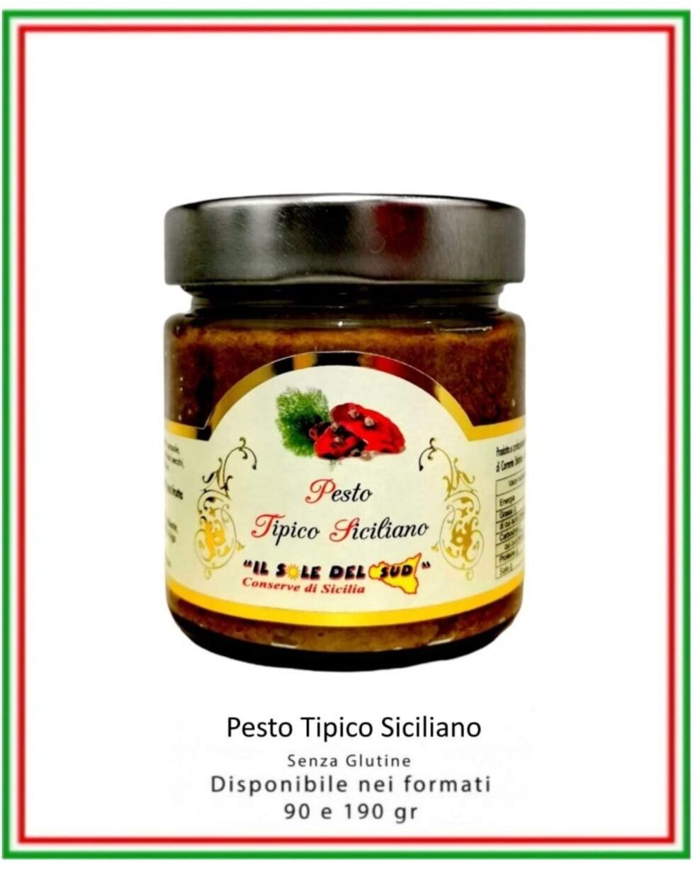 Pesto sicilien typique - Le Soleil du Sud