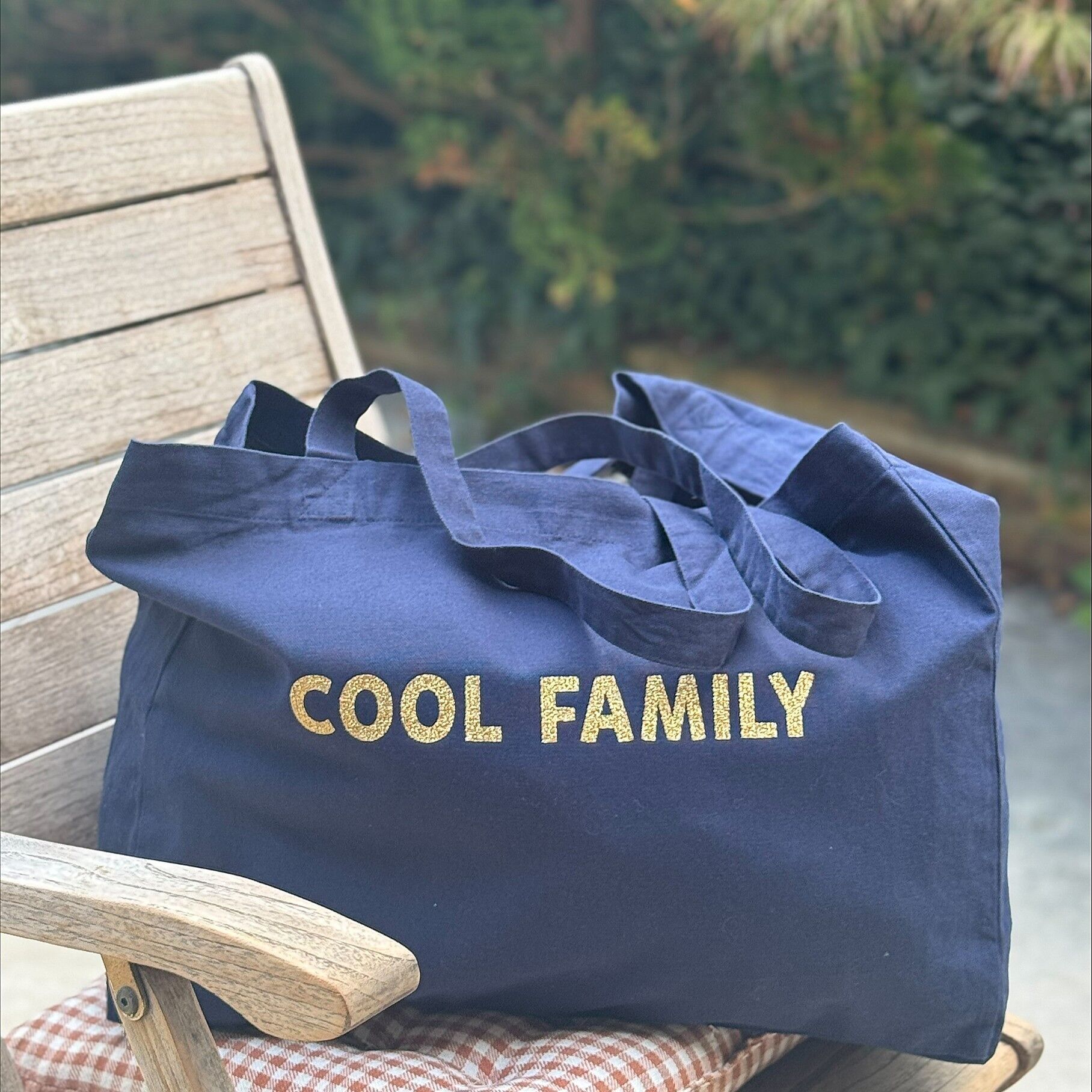 Shopping bag "Cool Family" - 4 coloris au choix