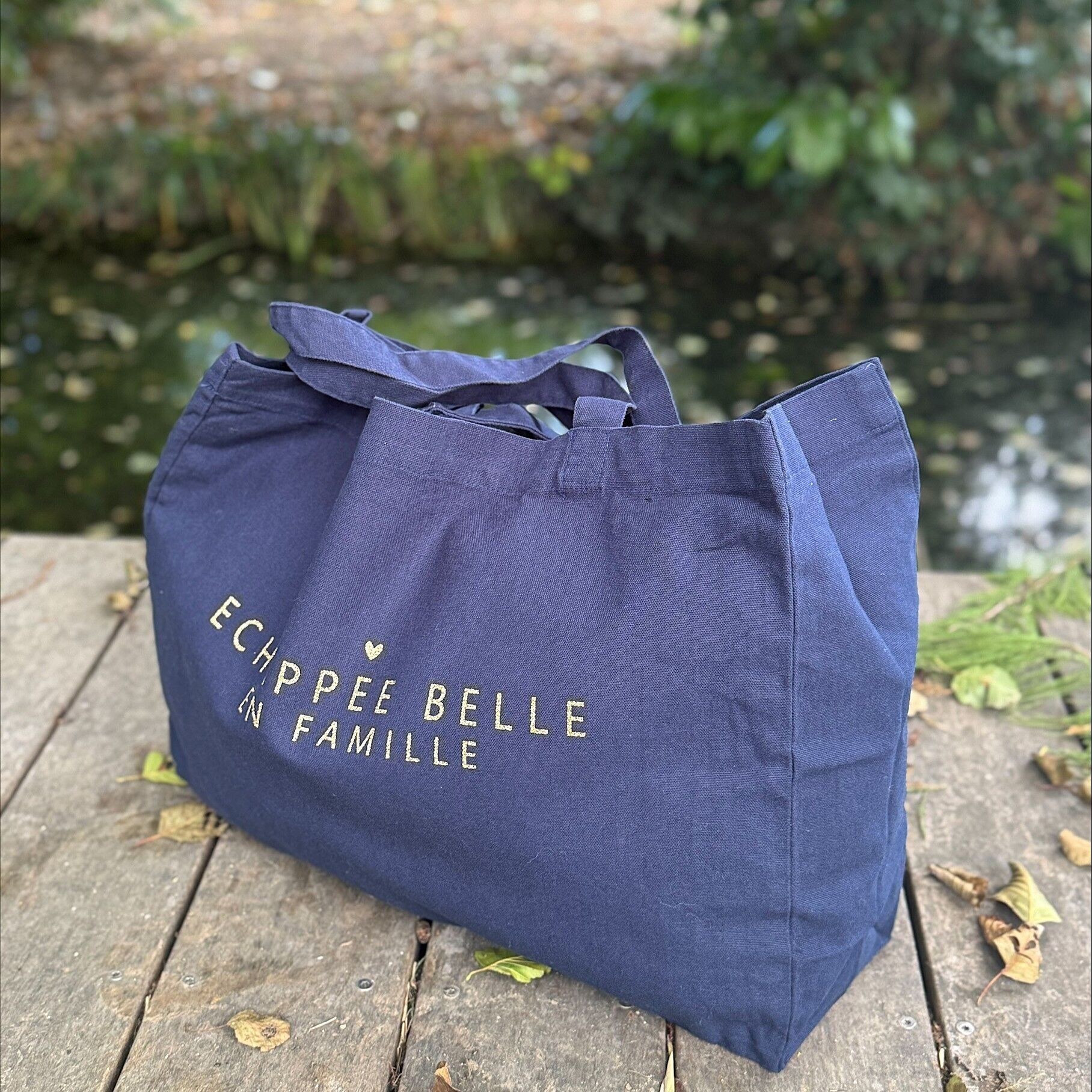 Shopping bag "Echappée Belle en Famille" - 4 coloris au choix