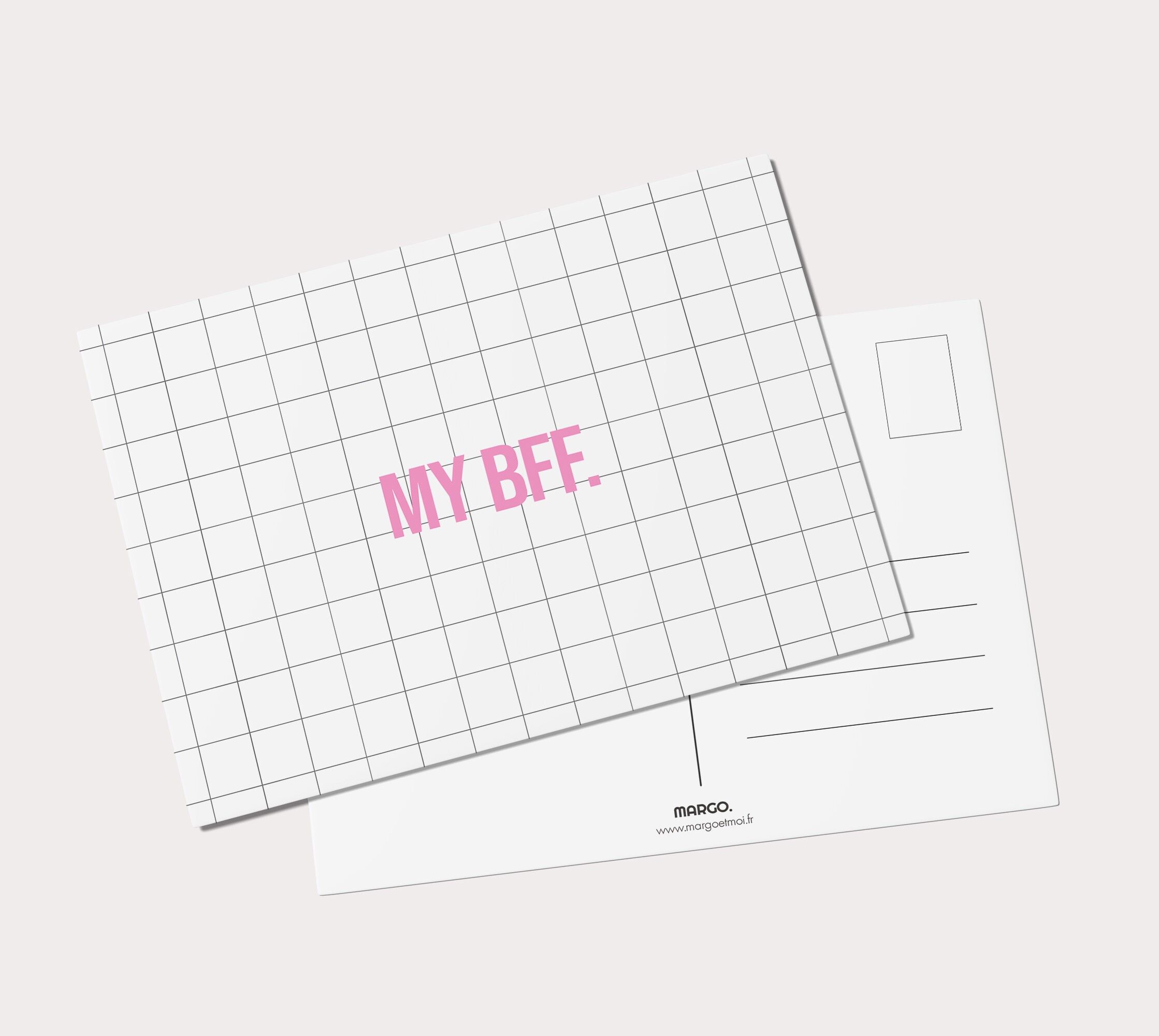 Meine beste Freundin Postkarte