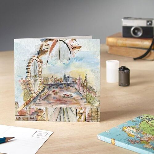 London Eye Greetings Card