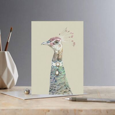 Glamour peahen
