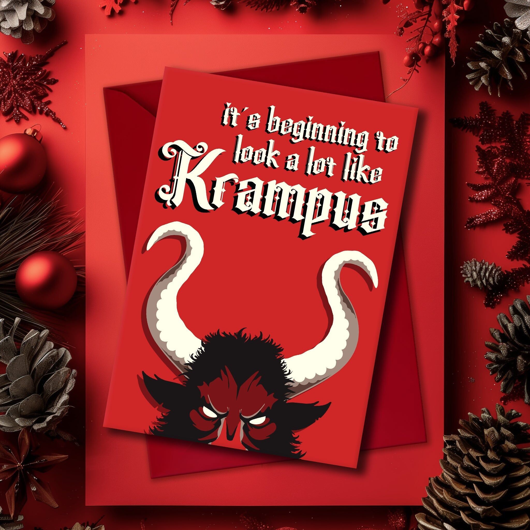 Biglietto di auguri Krampus