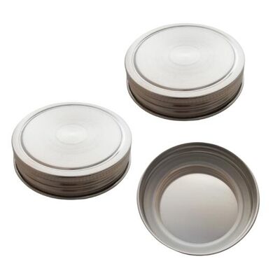 Stainless Steel Lids - Regular 3 pack