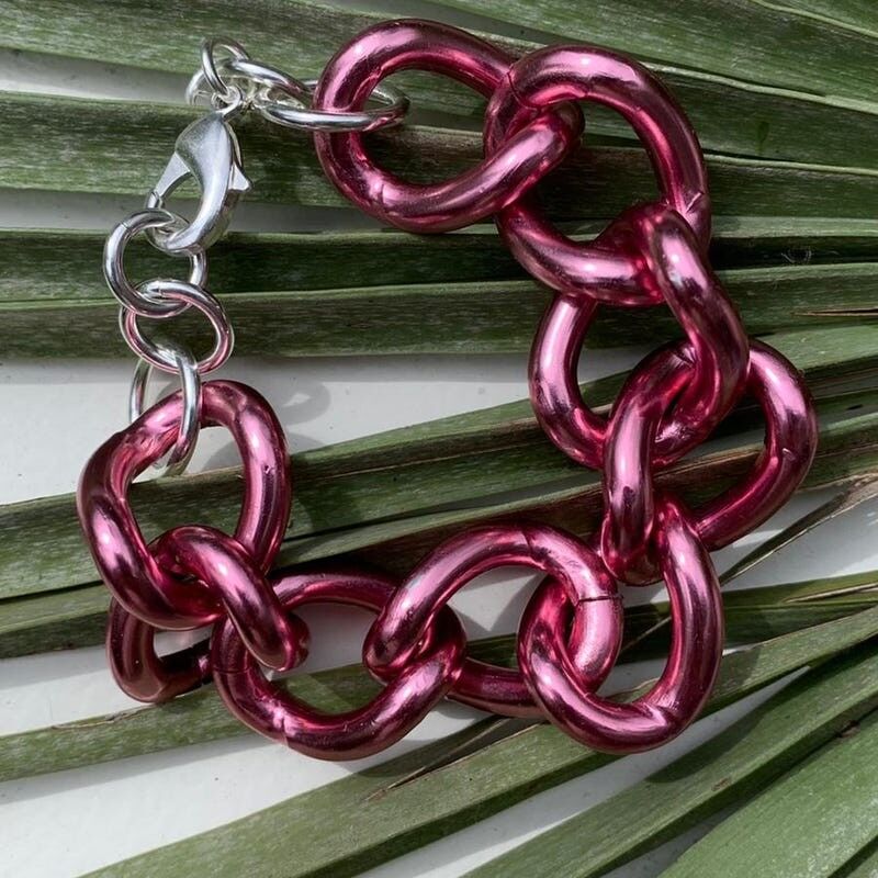 Bracciale STATEMENT Adoriamo il rosa