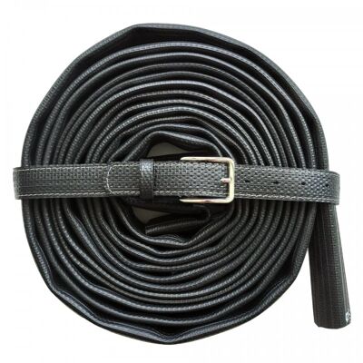 Black fire hose belt