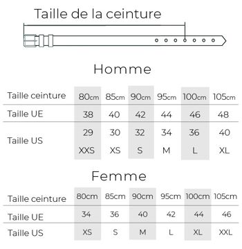 Ceinture en lance à incendie noire 7