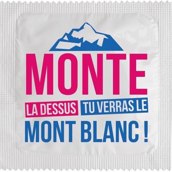 Condón: ¡Adelante, Mont Blanc!