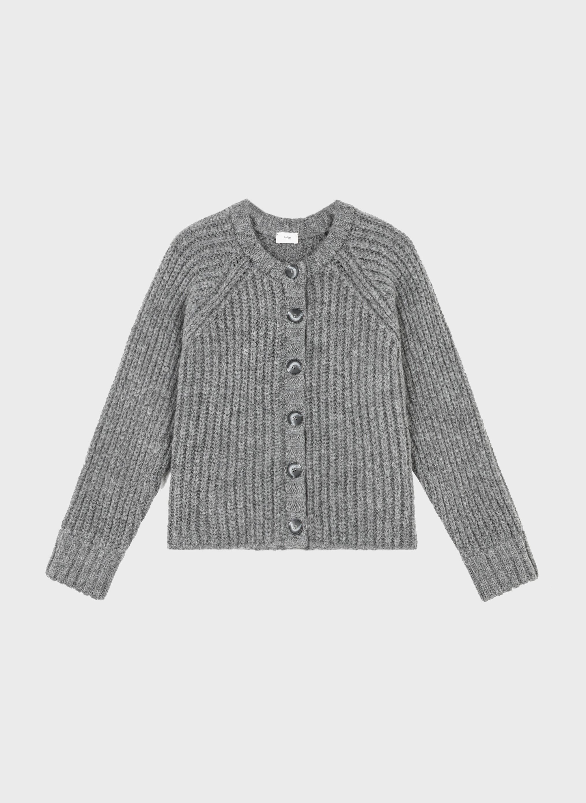 Gilet grigio mélange LESASHA