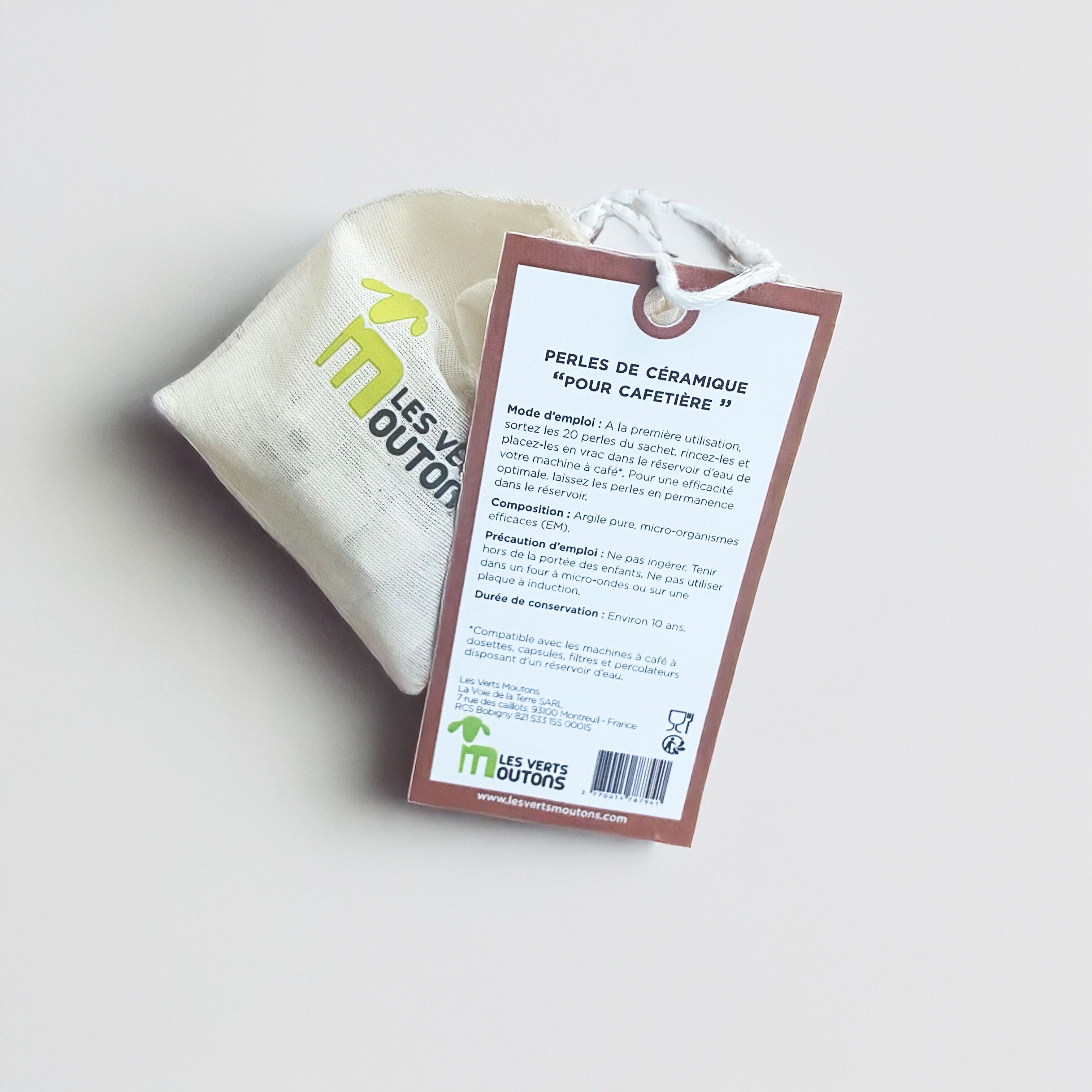 Perline in ceramica EM - "Speciale macchina per il caffè" (20 perline)