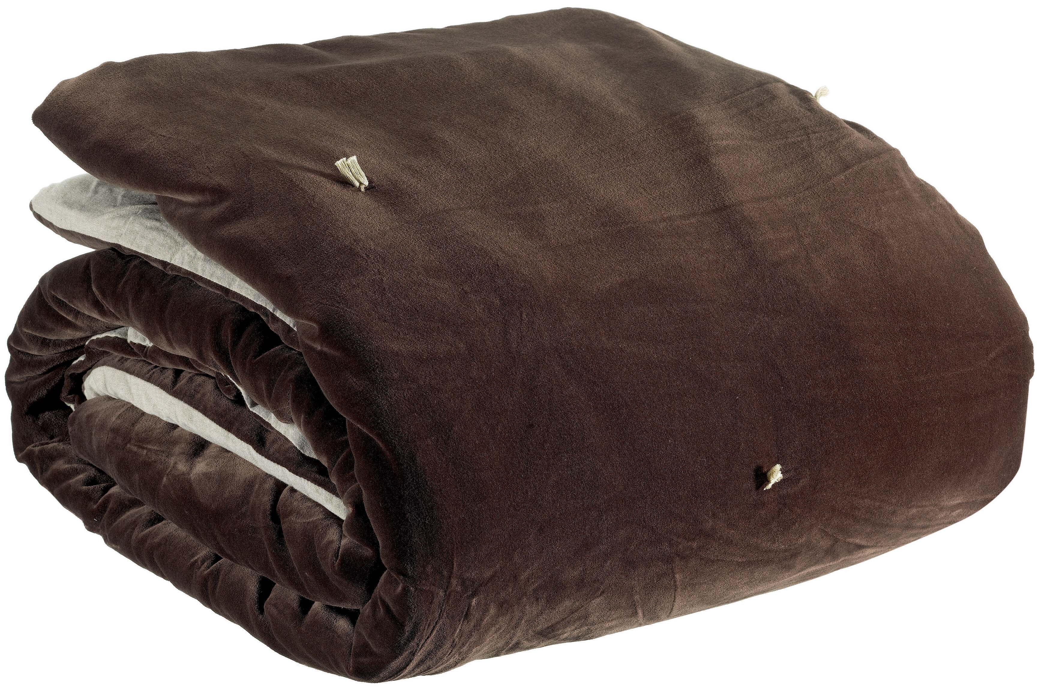 Coperta con punto annodato Elise Ebony 140 x 200