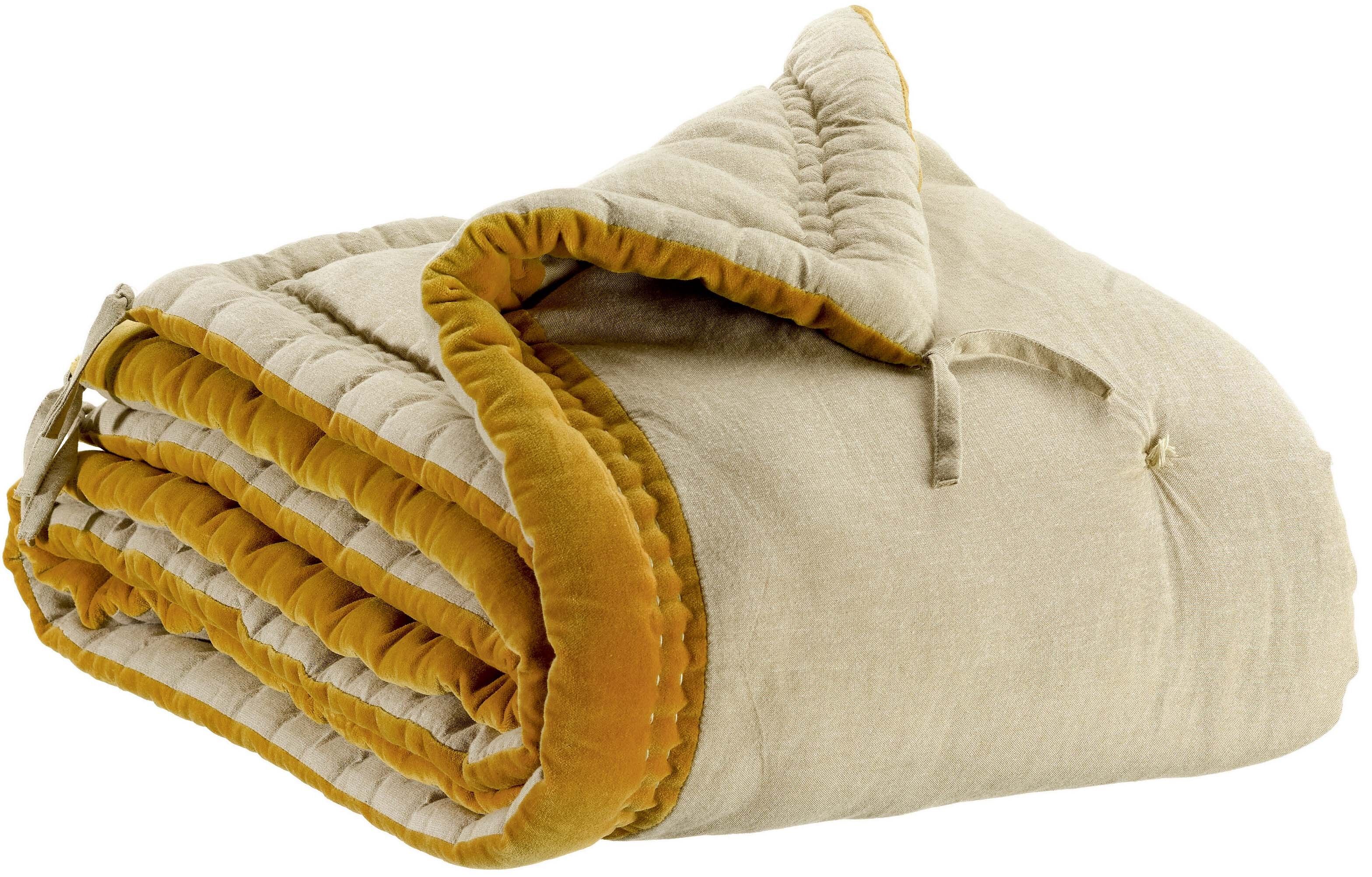 Trapunta Elise Chambray Corn 80 x 180