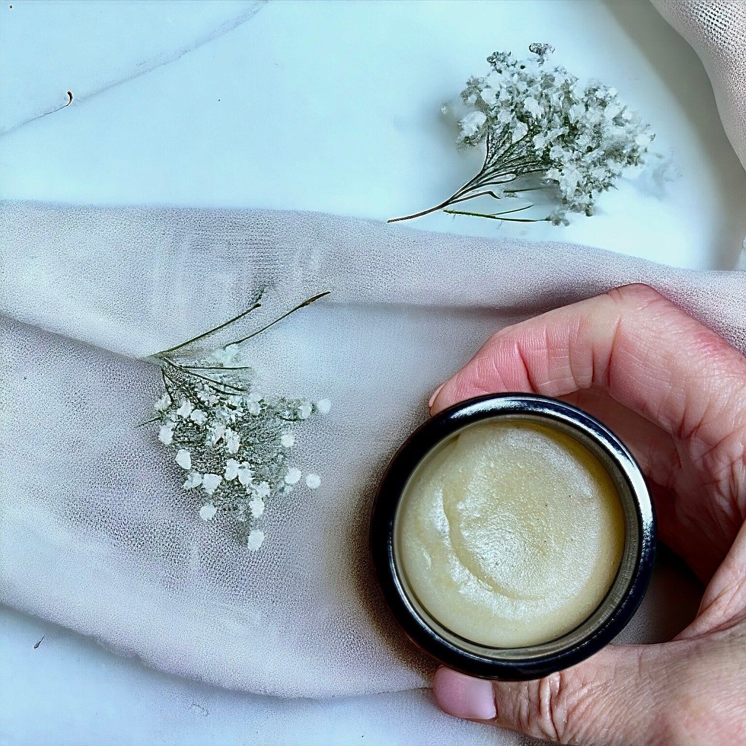 Bálsamo limpiador facial con paño caliente y aceites esenciales (50 g)