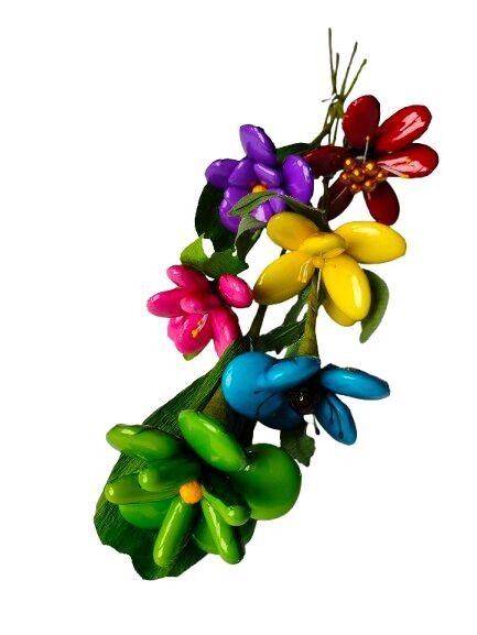 Ramo multicolor de grageas de chocolate